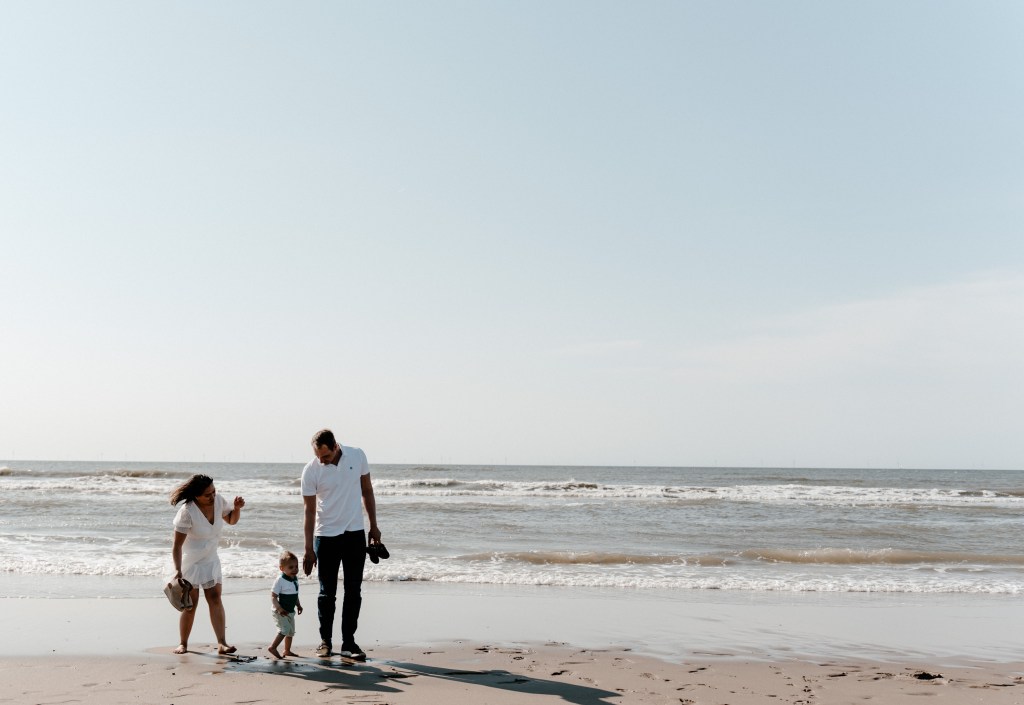 familie shoot strand