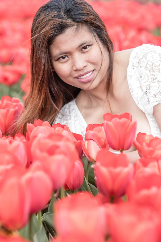 bloembollen fotoshoot